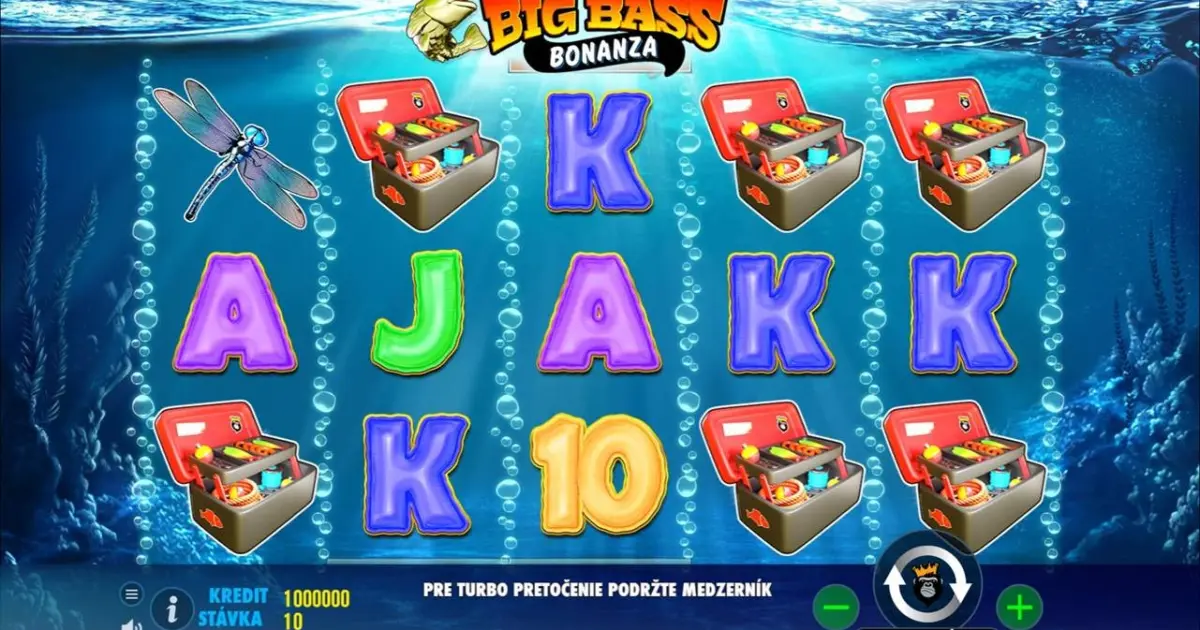 Big Bass Bonanza Slot — screenshot