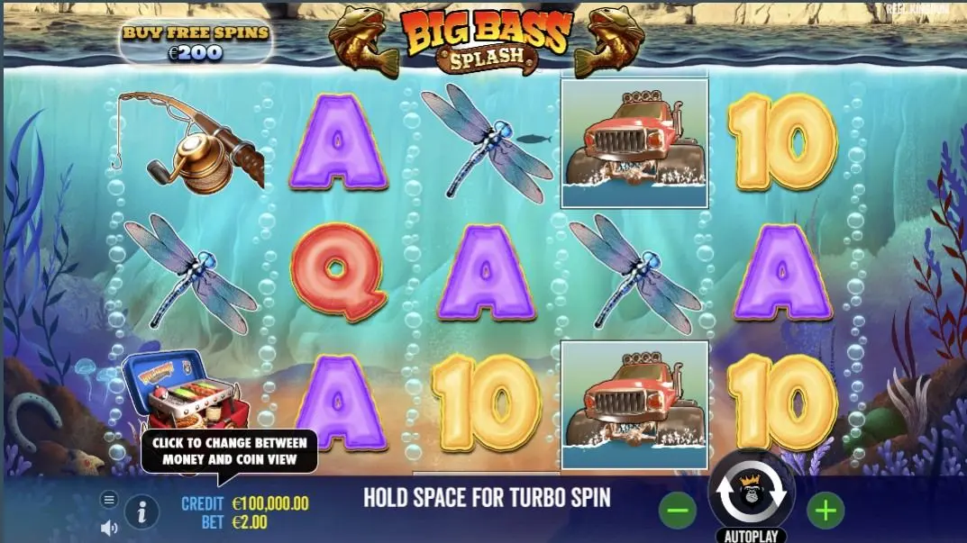 Big Bass Splash Slot — screenshot