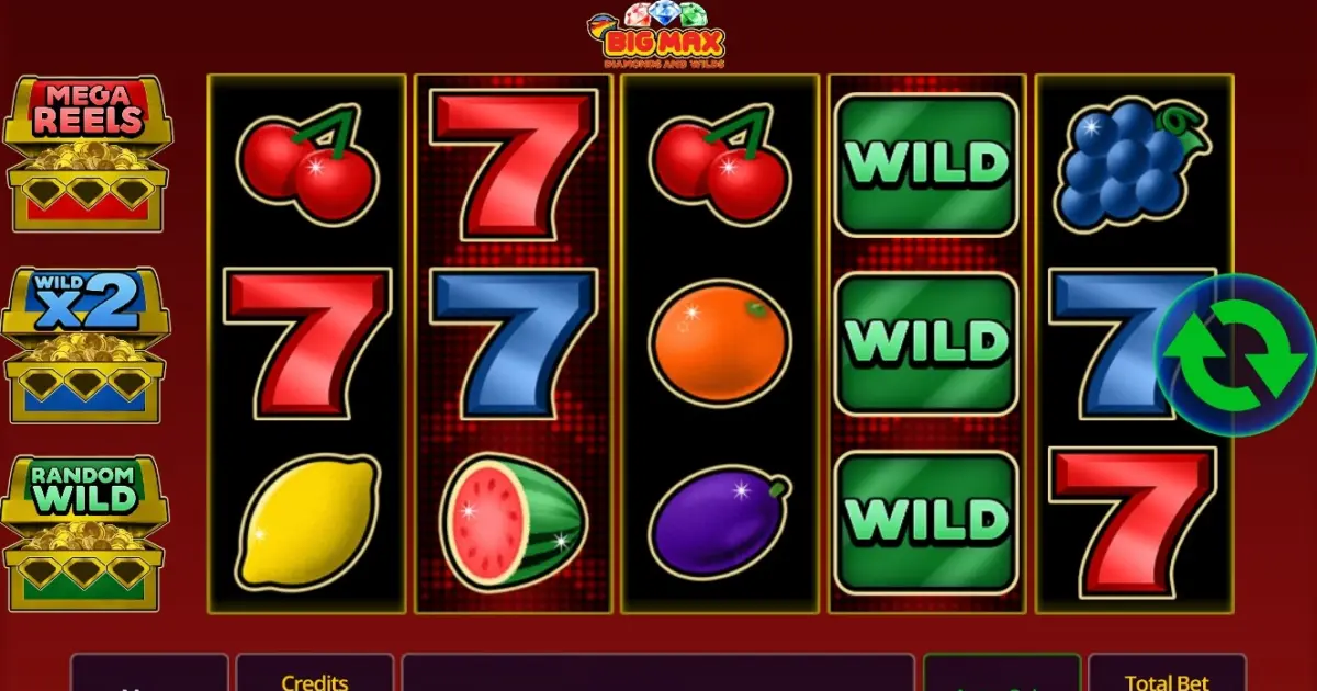 Big Max Diamonds and Wilds Slot — screenshot