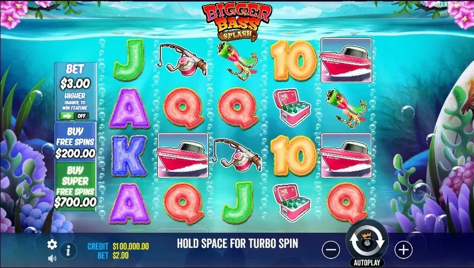 Bigger Bass Splash Slot — screenshot