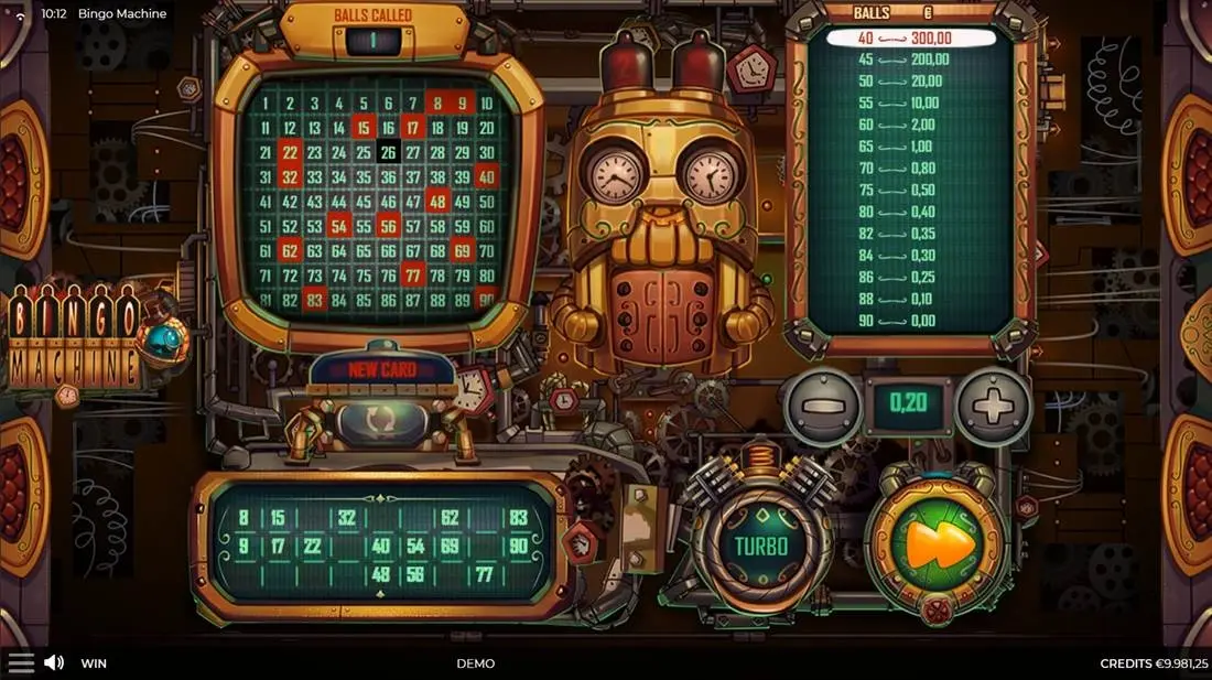 Bingo Machine — screenshot