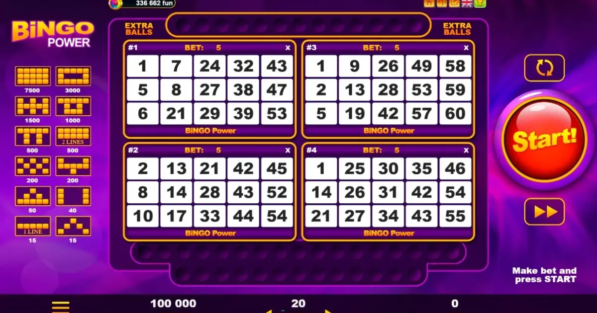 Bingo Power — screenshot