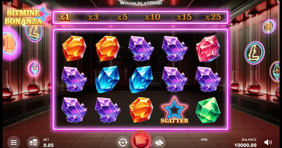 Bitmine Bonanza Slot — screenshot