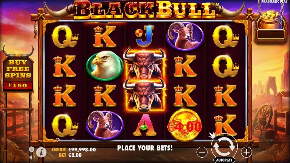 Black Bull Slot — screenshot