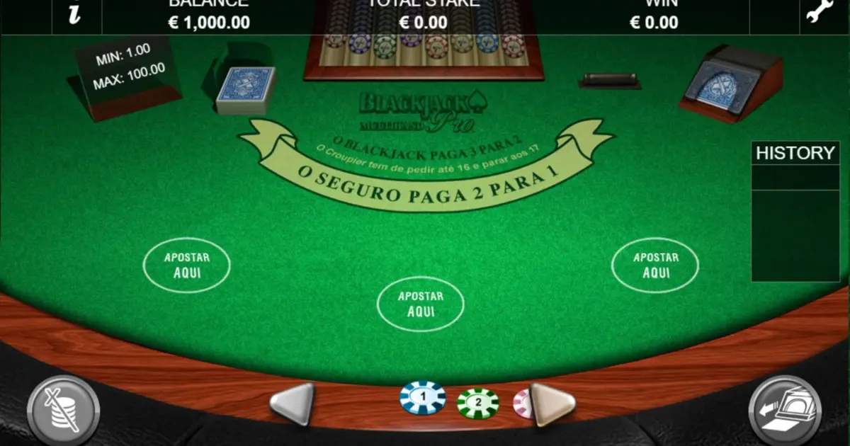 Black Jack (MH) Portuguese Blackjack — screenshot