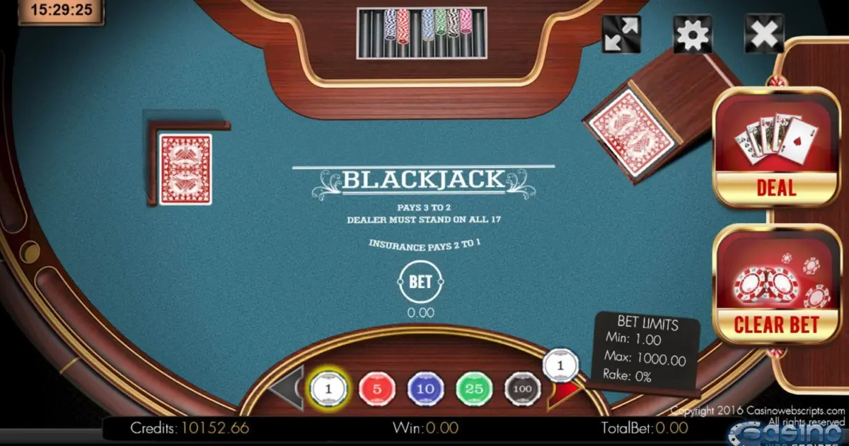 BlackJack 21 Classic — screenshot