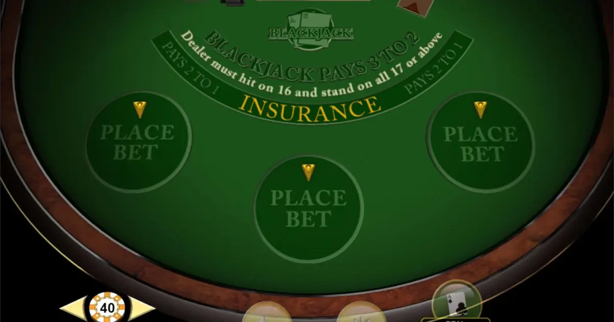 Blackjack 3H (Habanero) — screenshot