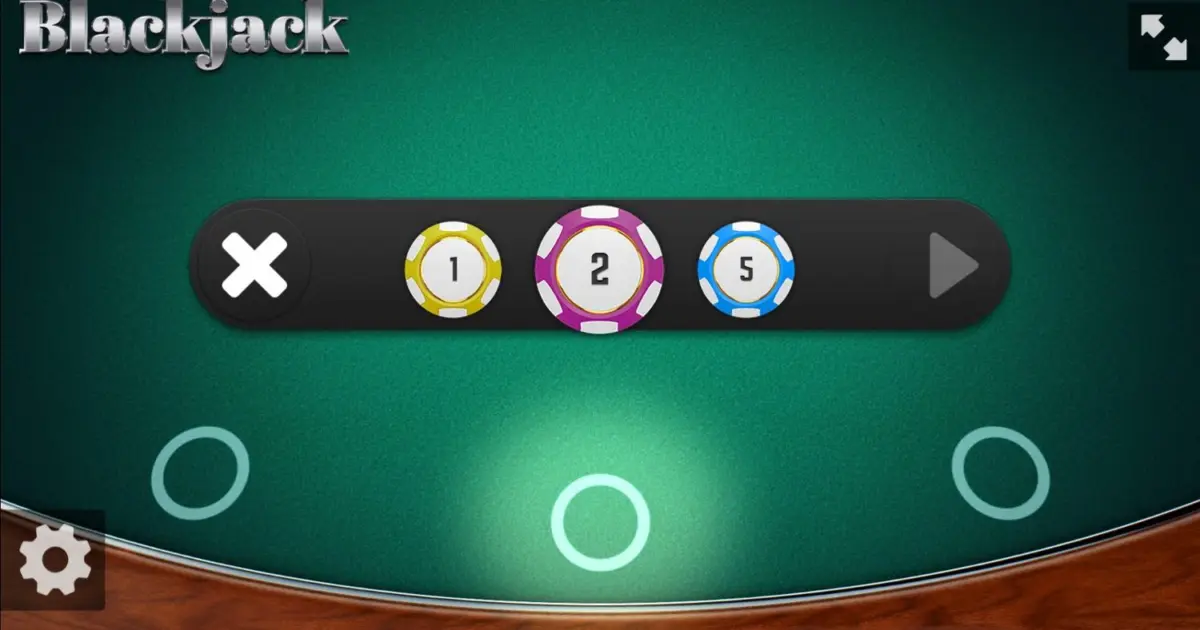 Blackjack (Gluck Games) — screenshot
