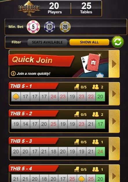 Blackjack (Kingmaker) — screenshot
