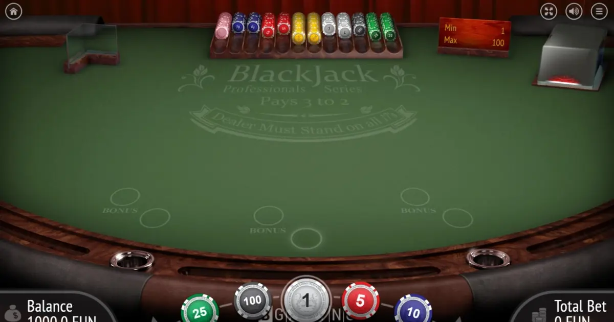 Blackjack MH Pro — screenshot