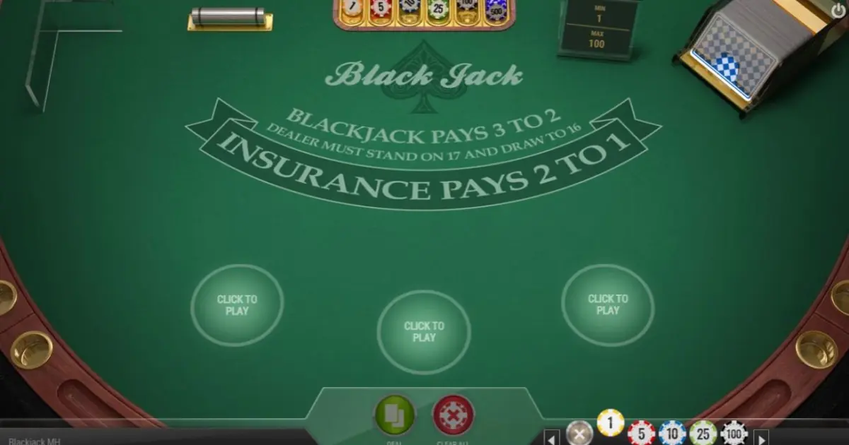 BlackJack MH — screenshot