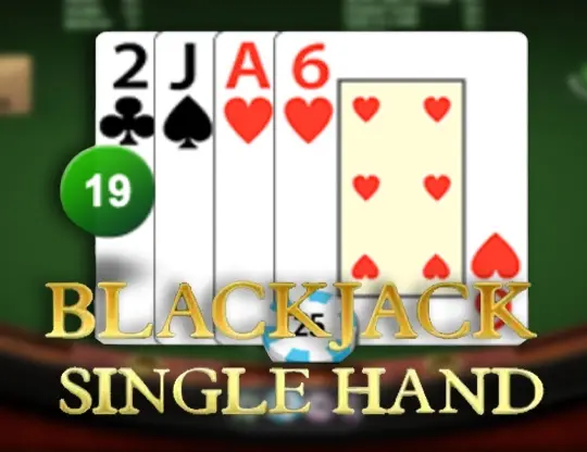Blackjack Single Hand — free demo screenshot