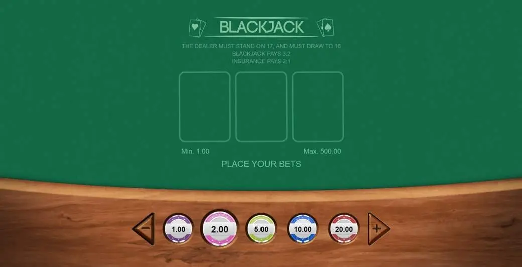 Blackjack (Spearhead) — screenshot