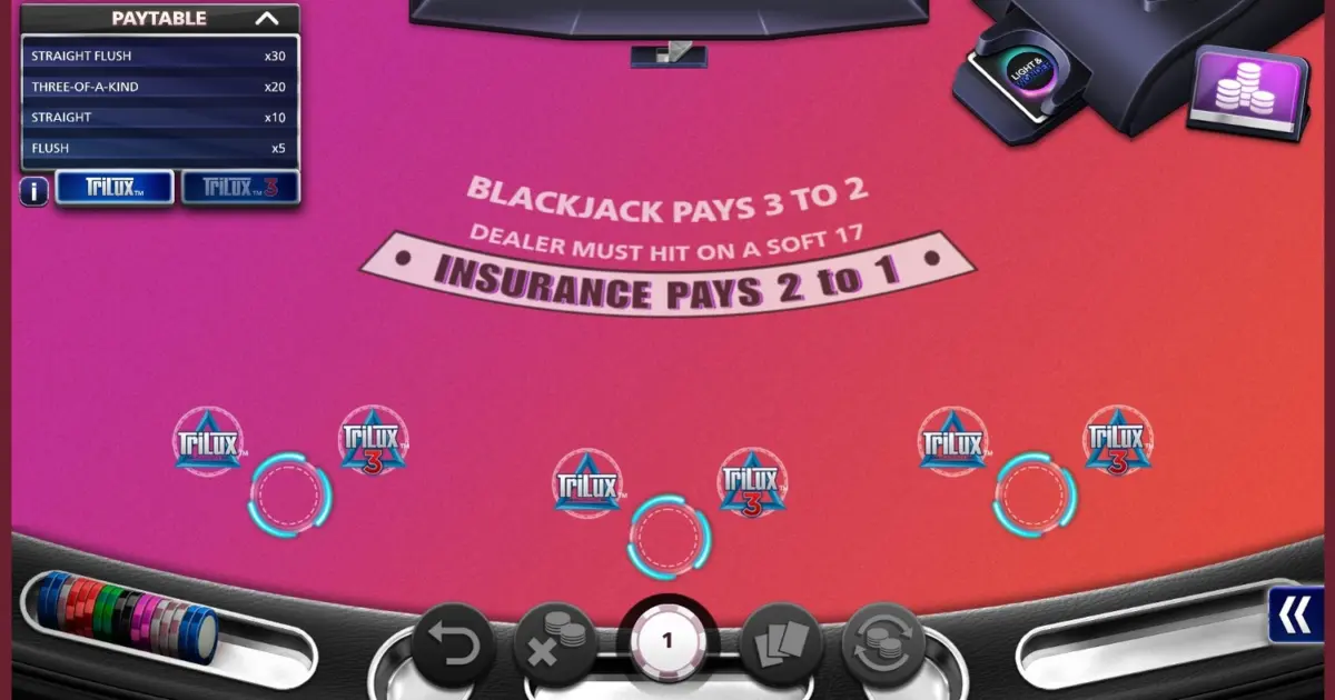 Blackjack Trilux — screenshot