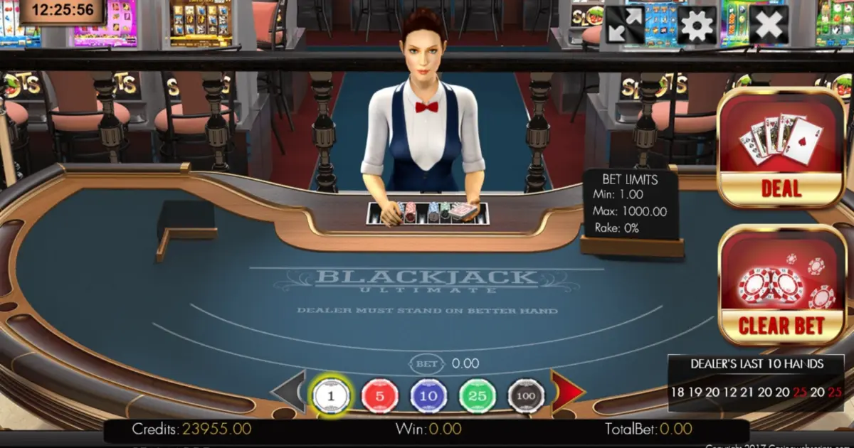 BlackJack Ultimate 3D Dealer — screenshot