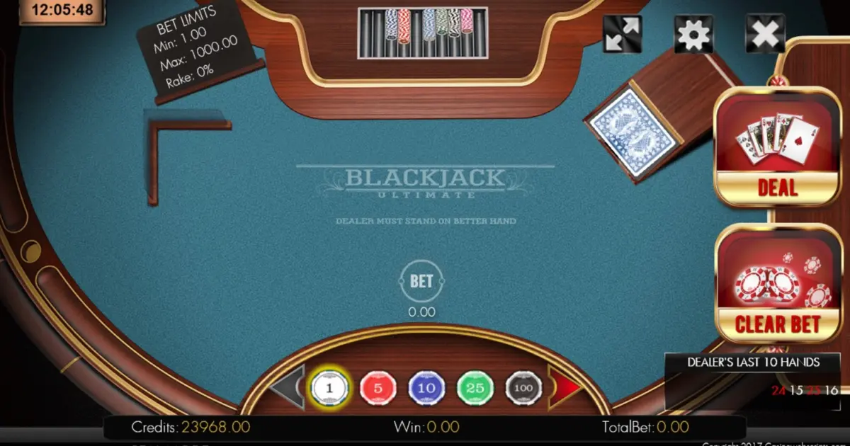 BlackJack Ultimate — screenshot