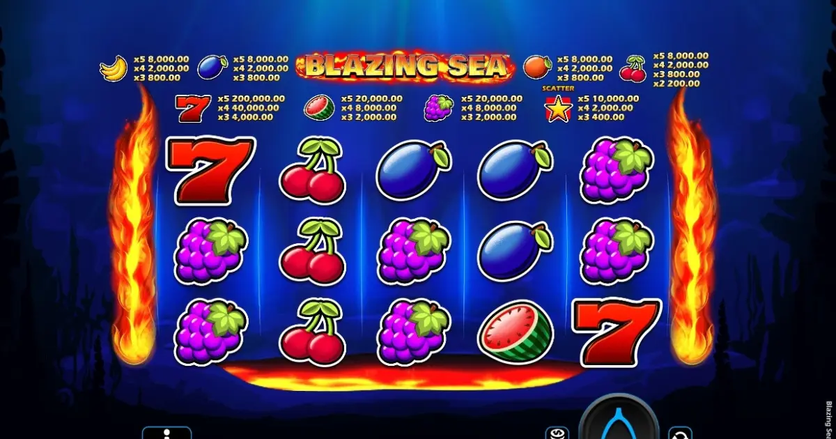 Blazing Sea Slot — screenshot