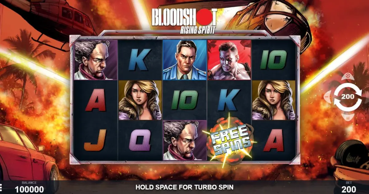 Bloodshot Rising Spirit Slot — screenshot