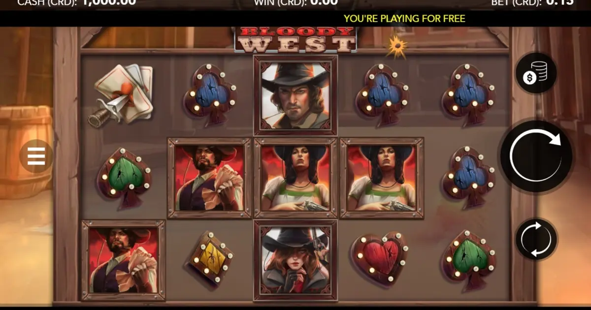Bloody West Slot — screenshot