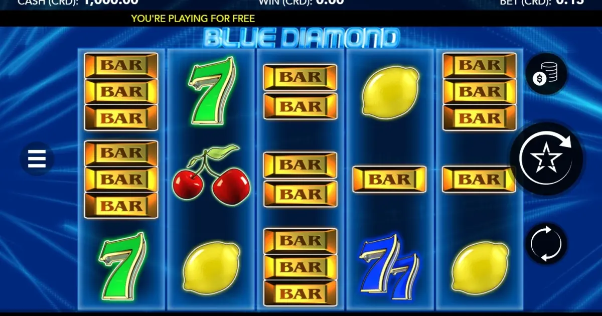 Blue Diamond (World Match) Slot — screenshot