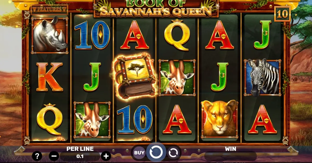 Book of Savannah’s Queen Slot — screenshot