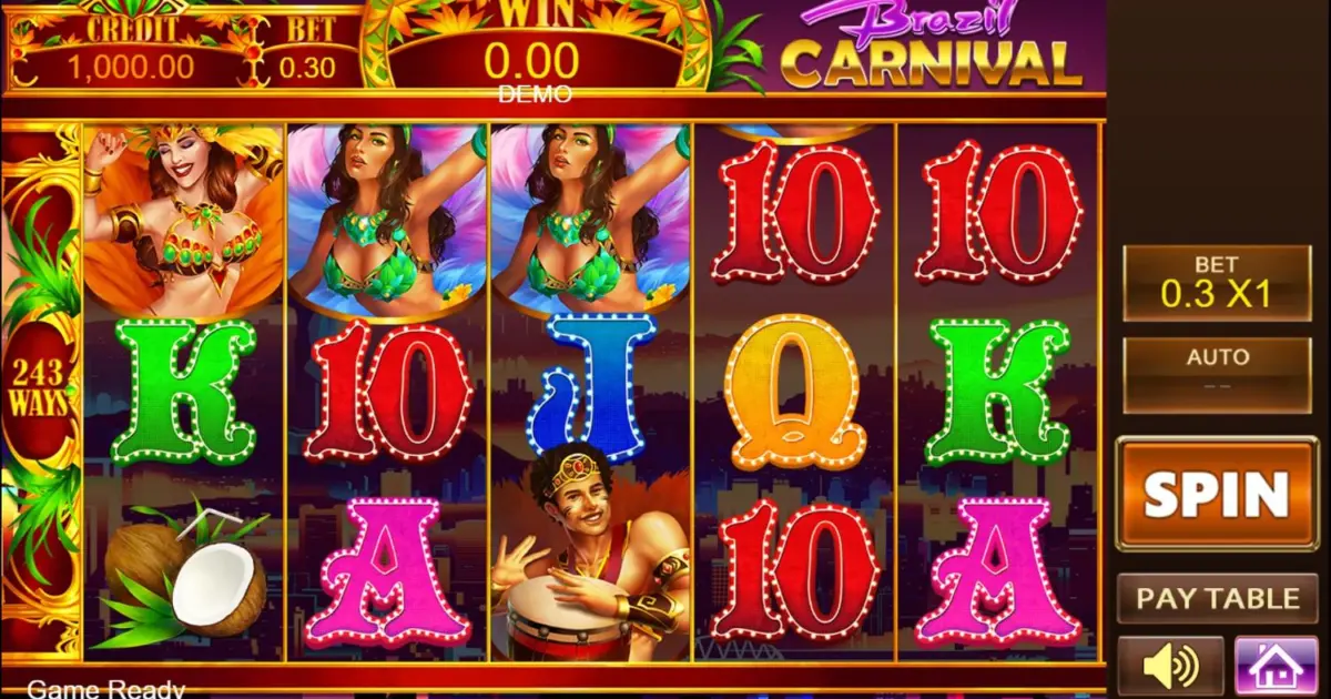 Brazil Carnival Slot — screenshot