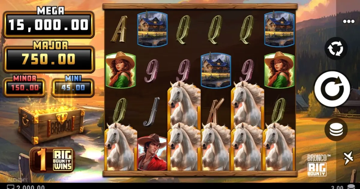 Bronco Big Bounty Slot — screenshot