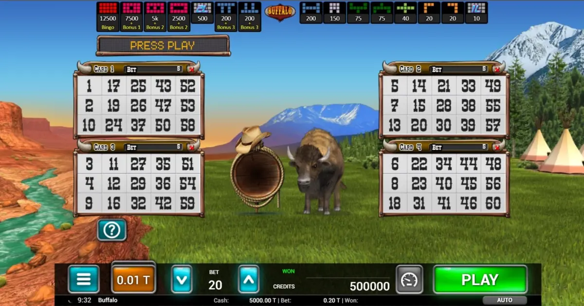 Buffalo Bingo — screenshot