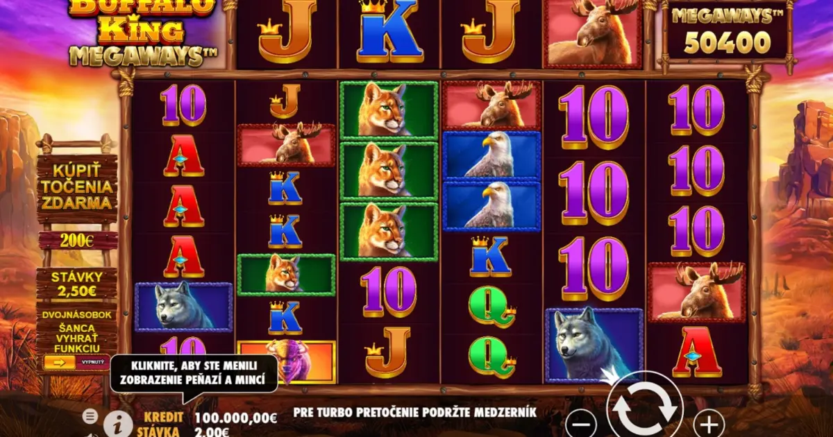 Buffalo King Megaways — screenshot