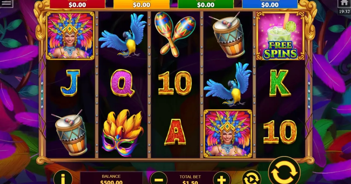 Carnival Rio Slot — screenshot