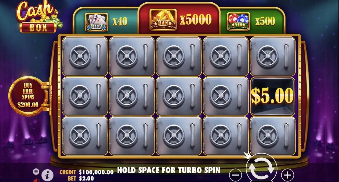 Cash Box Slot — screenshot