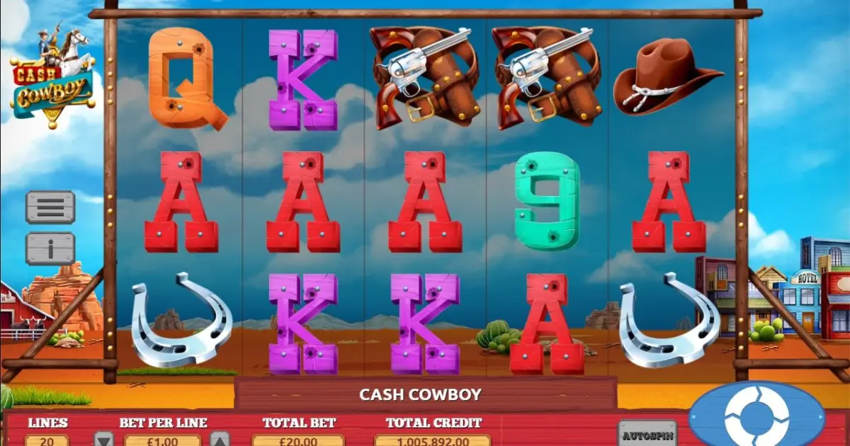 Cash Cowboy Slot — screenshot