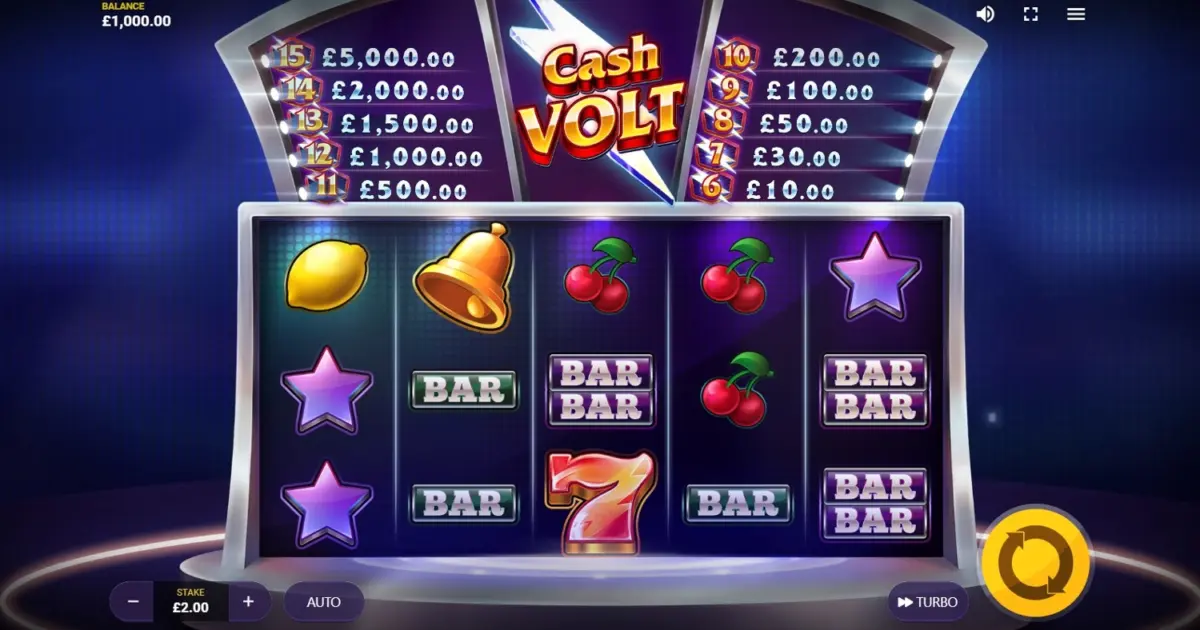 Cash Volt Slot — screenshot