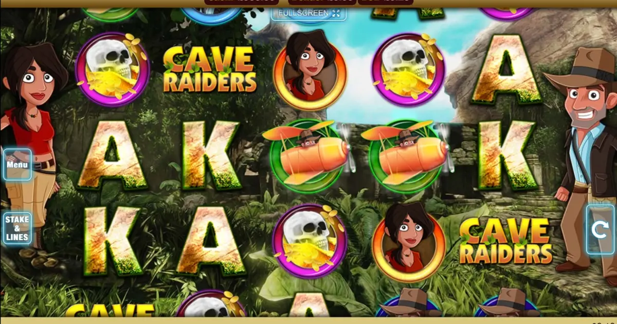 Cave Raiders Slot — screenshot