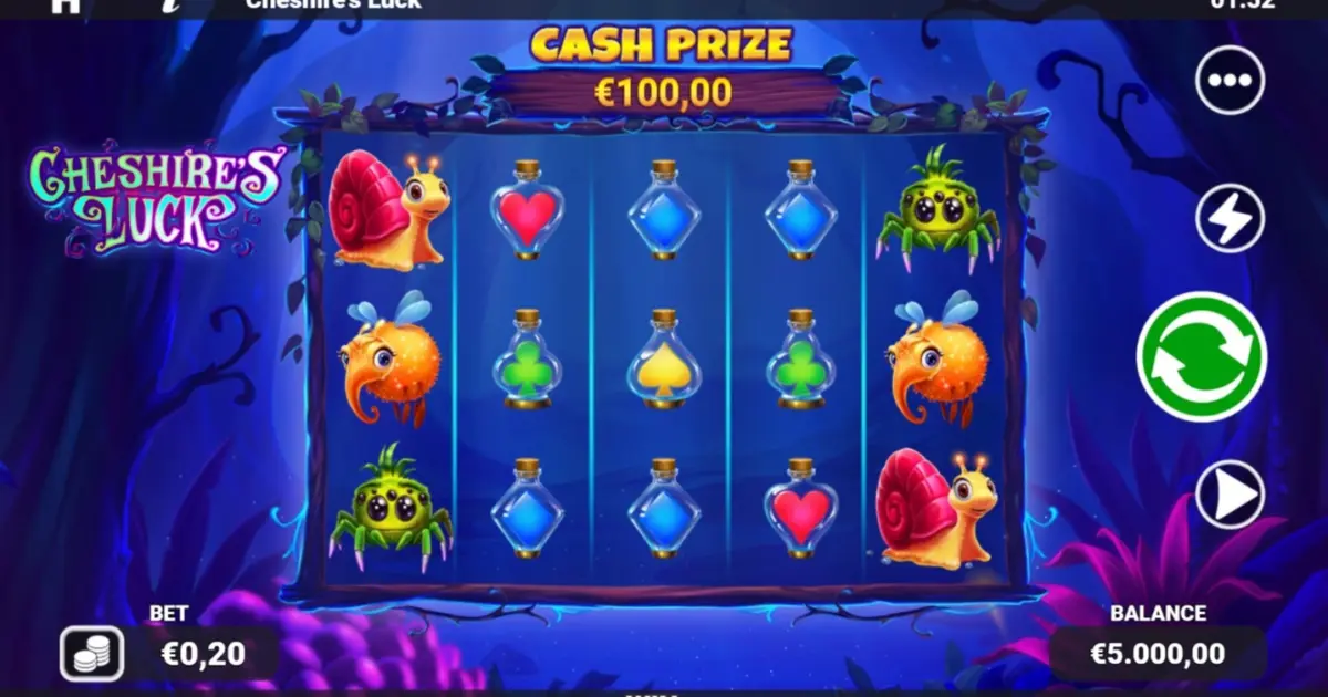 Cheshire’s Luck Slot — screenshot