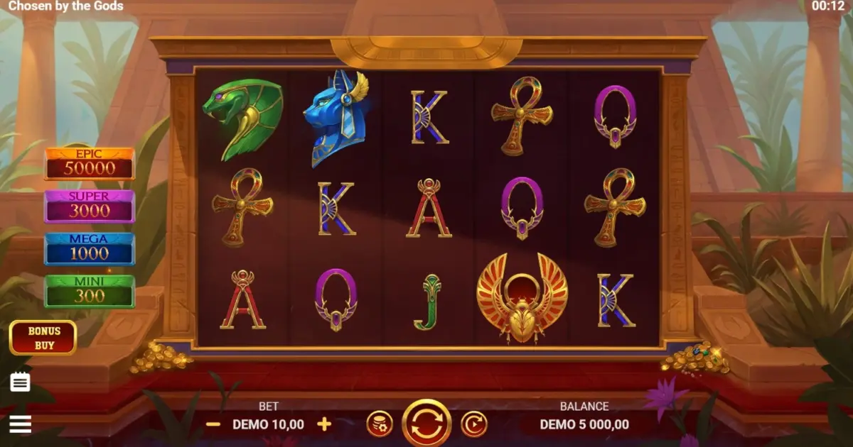Chosen by the Gods Slot — screenshot