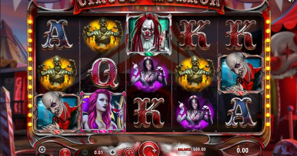 Circus of Horror Slot — screenshot