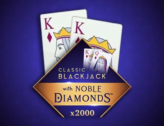 Classic Blackjack with Noble Diamonds — free demo screenshot