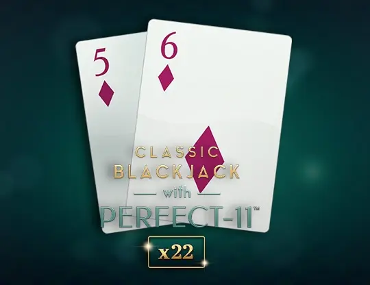 Classic Blackjack with Perfect 11 — free demo screenshot