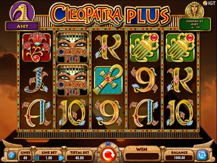 Cleopatra Plus Slot — screenshot