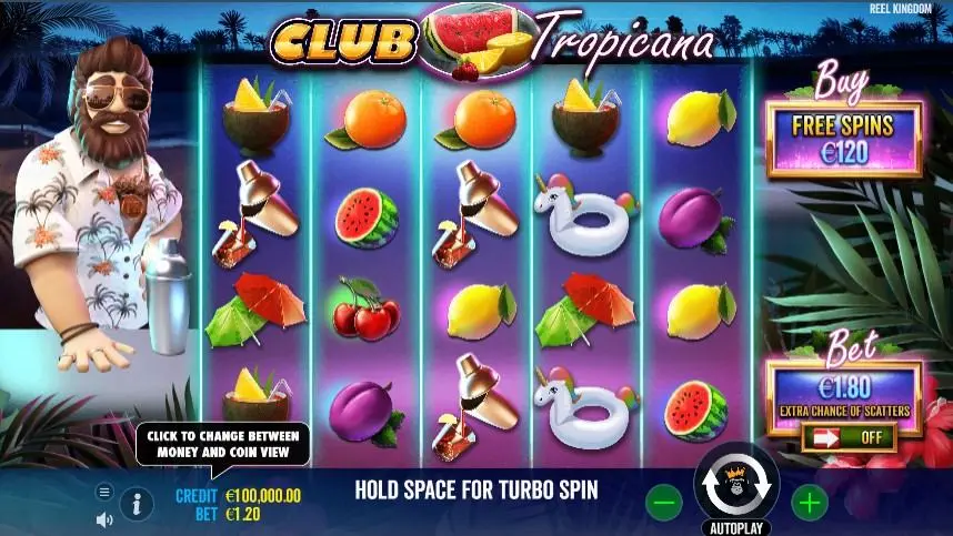 Club Tropicana Slot — screenshot