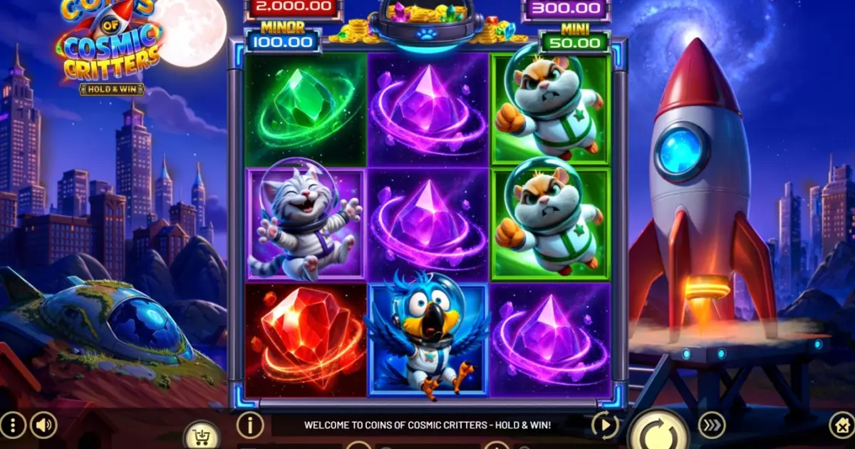 Coins of Cosmic Critters Slot — screenshot