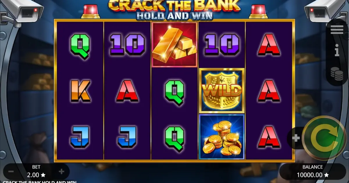 Crack the Bank Hold and Win Slot — screenshot