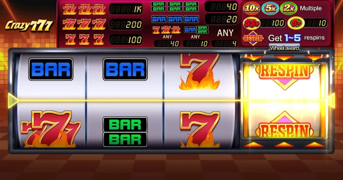Crazy 777 Slot — screenshot