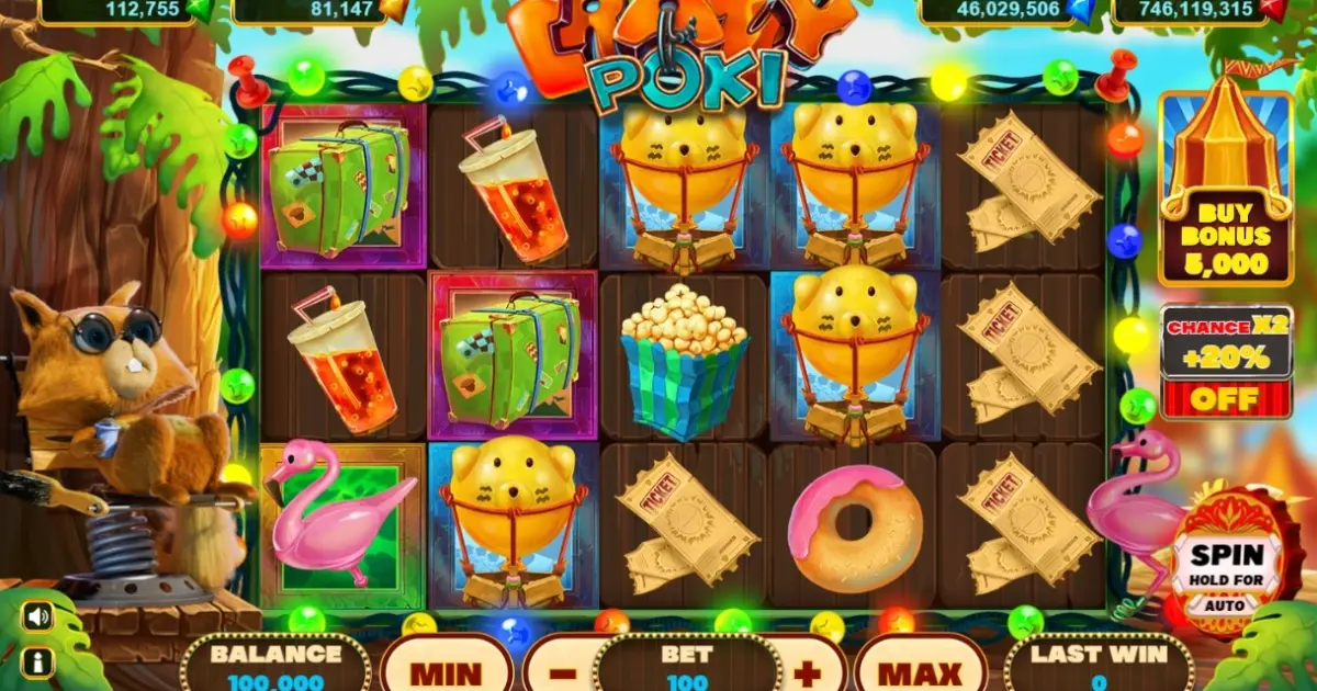 Crazy Poki Slot — screenshot
