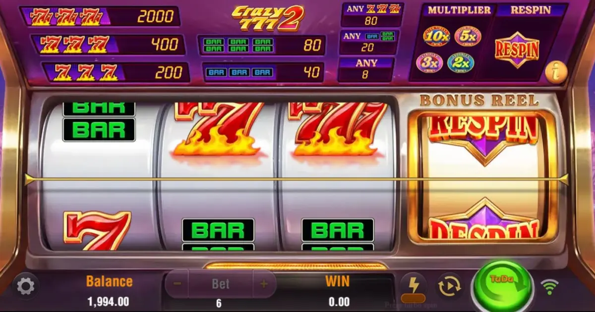 Crazy777 2 Slot — screenshot
