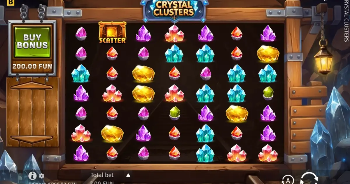 Crystal Clusters Slot — screenshot