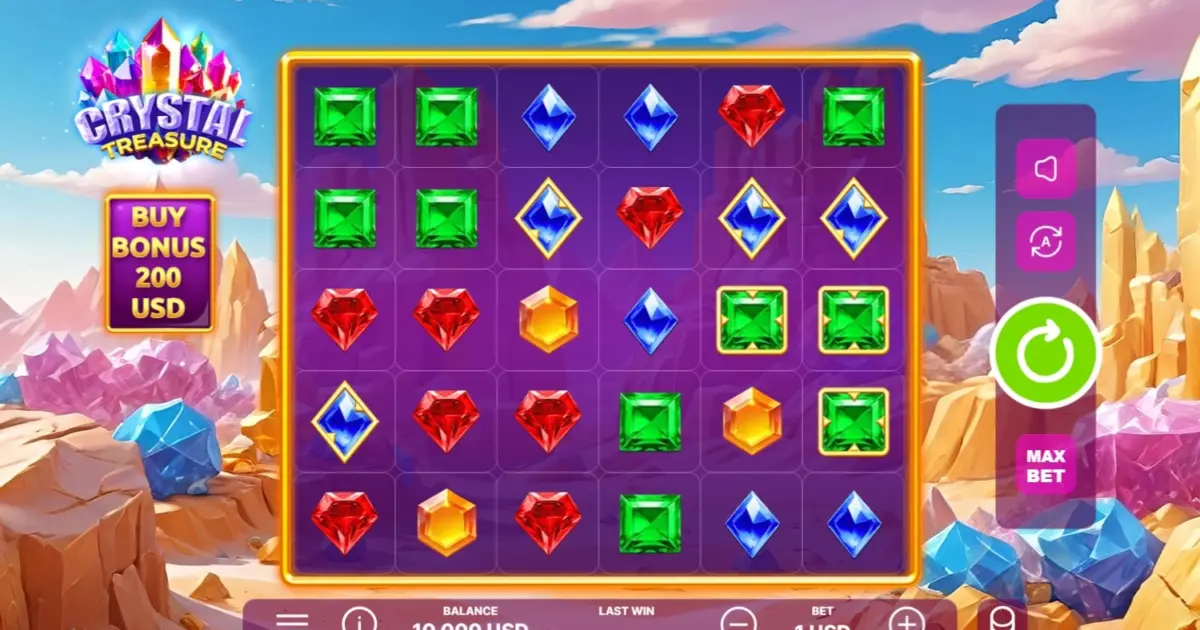Crystal Treasure Slot — screenshot