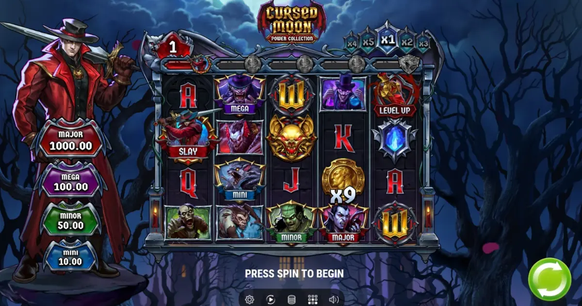Cursed Moon Power Collection Slot — screenshot