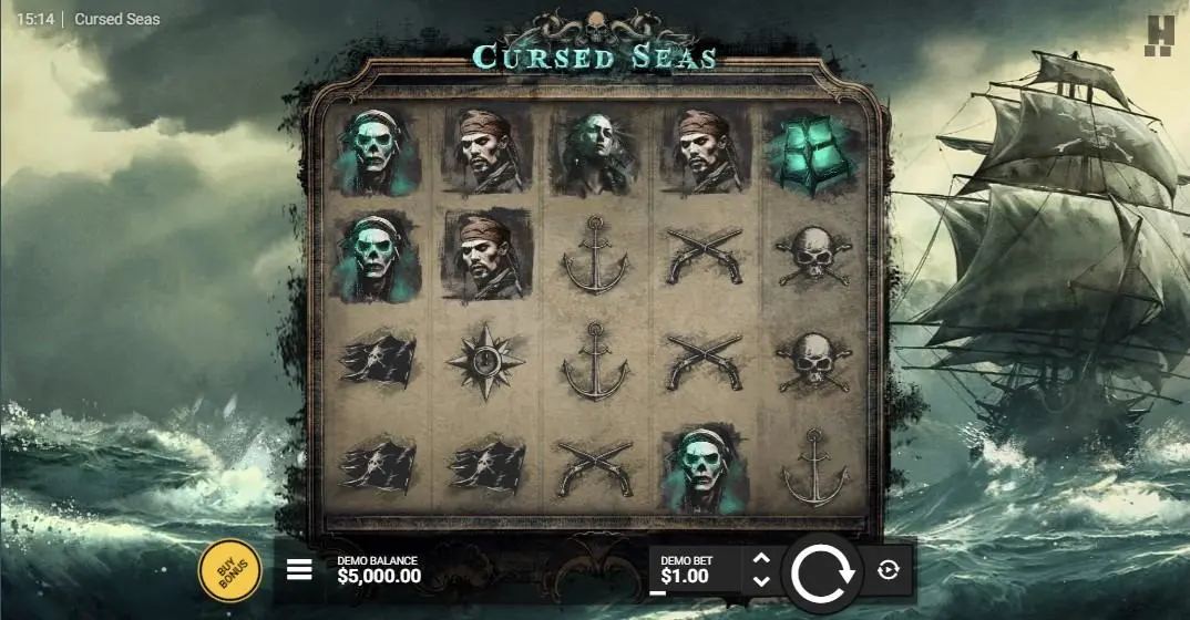 Cursed Seas Slot — screenshot